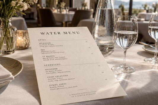 Water Has a Menu Now. And Honestly, It Makes Sense.