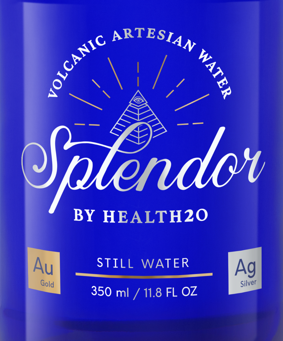 Splendor Water Thanksgiving Water with Natural Gold and Silver - 350ML (11.8 FL OZ) – Splendor